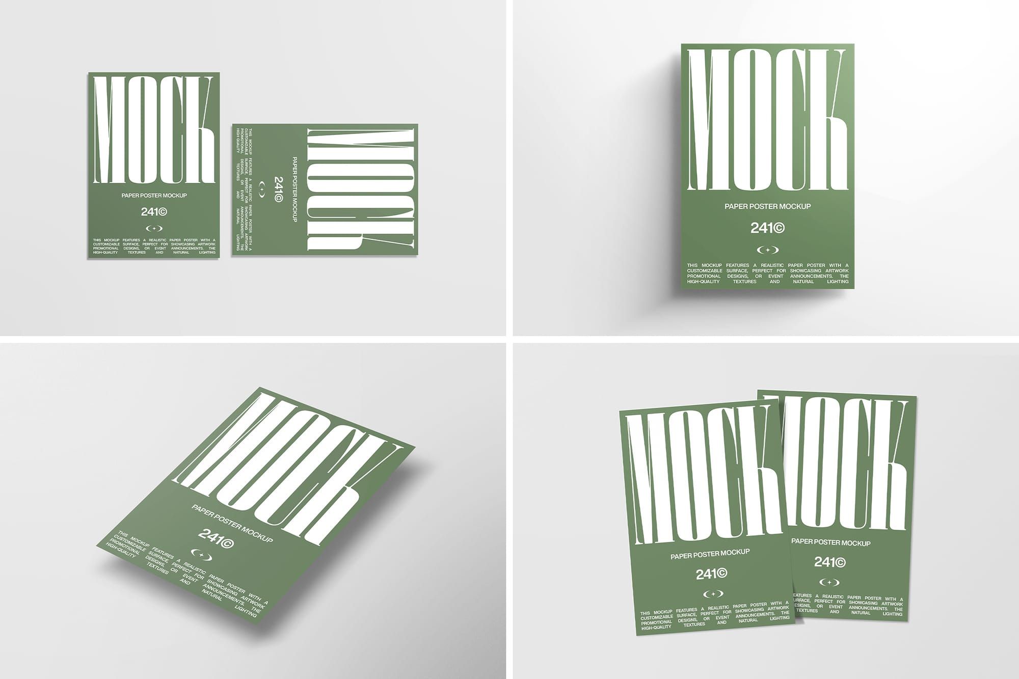 Paper Poster Mockup