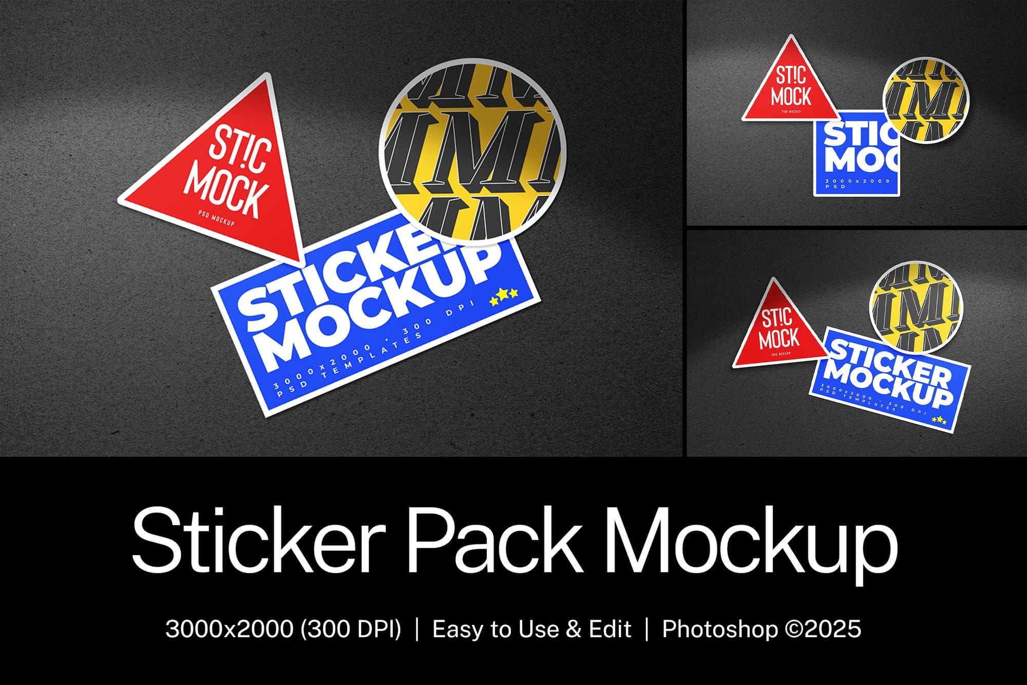 Sticker Pack Mockup