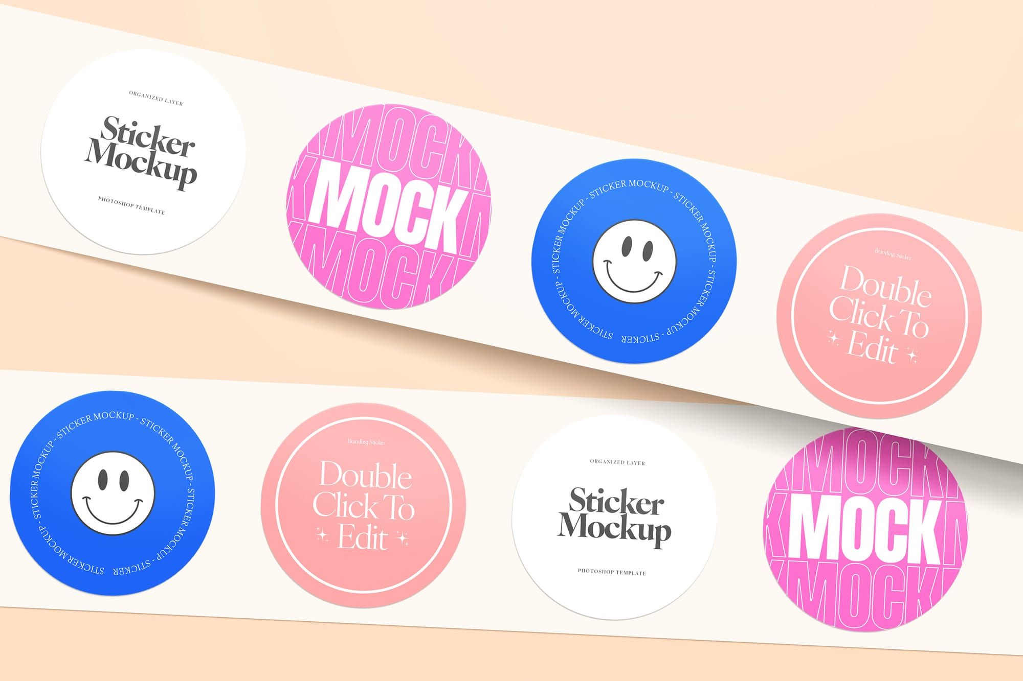 Sticker Tape  Mockup