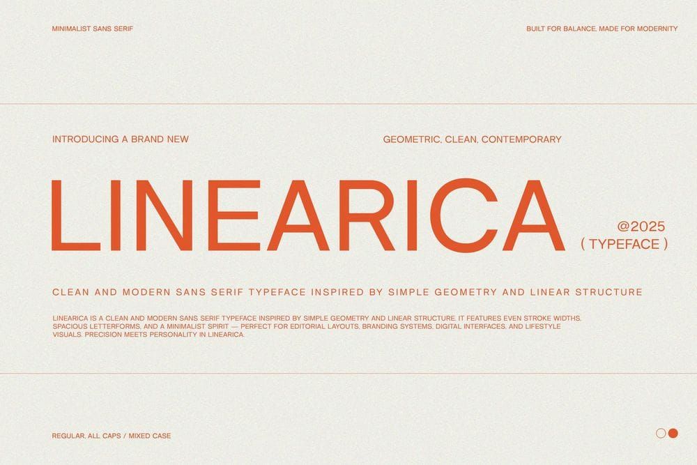 Linearica Font