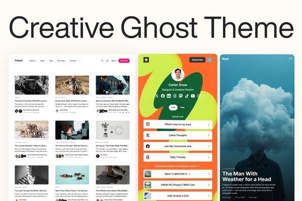 Creative Ghost Theme Collection