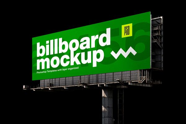 1. Branding Billboard Mockup