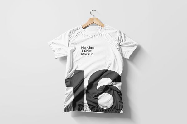Hanging T-Shirt Mockup