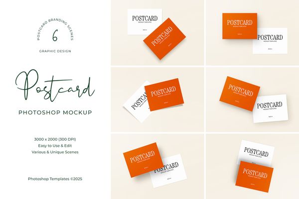Post Card Mockup