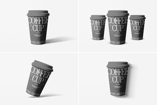 Coffee Paper Cup Mockup