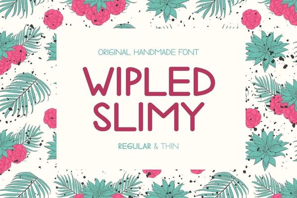 Wipled Slimy Font