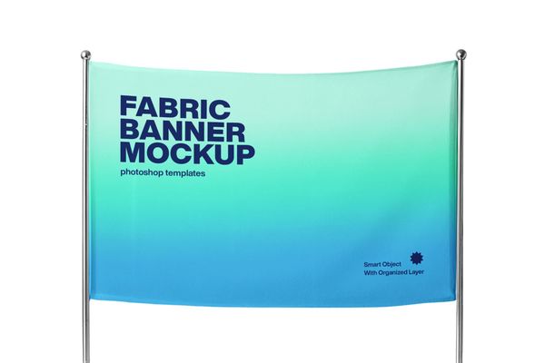 Fabric Banner Mockup