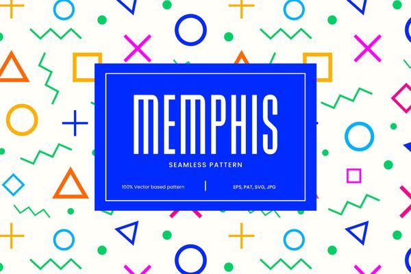 Memphis Seamless Pattern