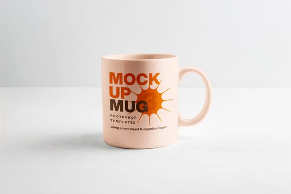 Mug on White Background