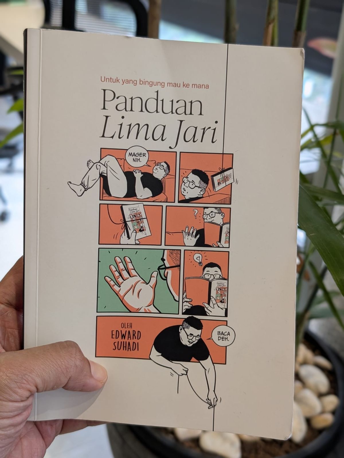 Review Buku: Panduan Lima Jari – Ngobrol Bareng Teman yang Lagi Merenung