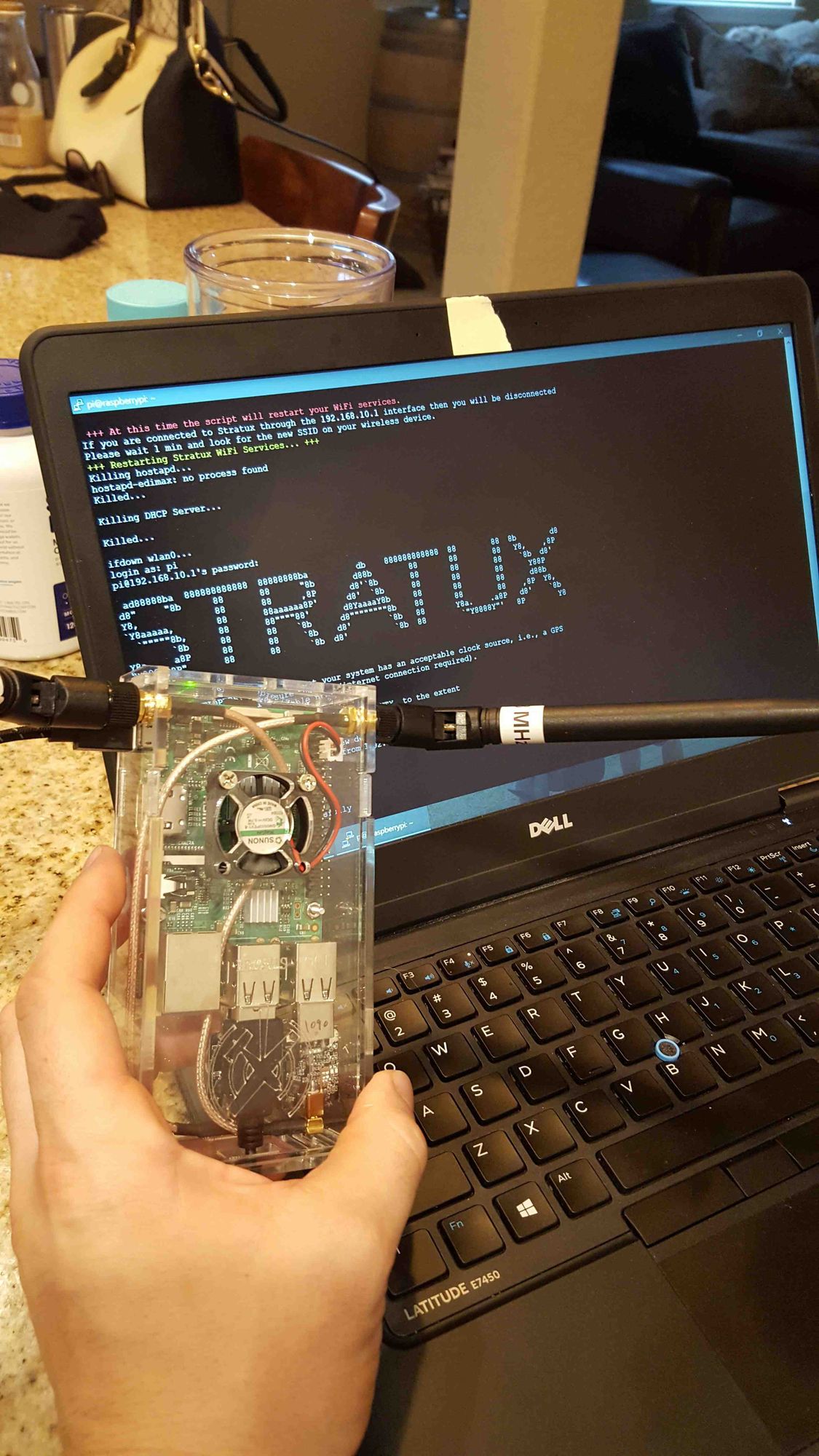 Home Built Weather and Air Traffic Reciever (Stratux)