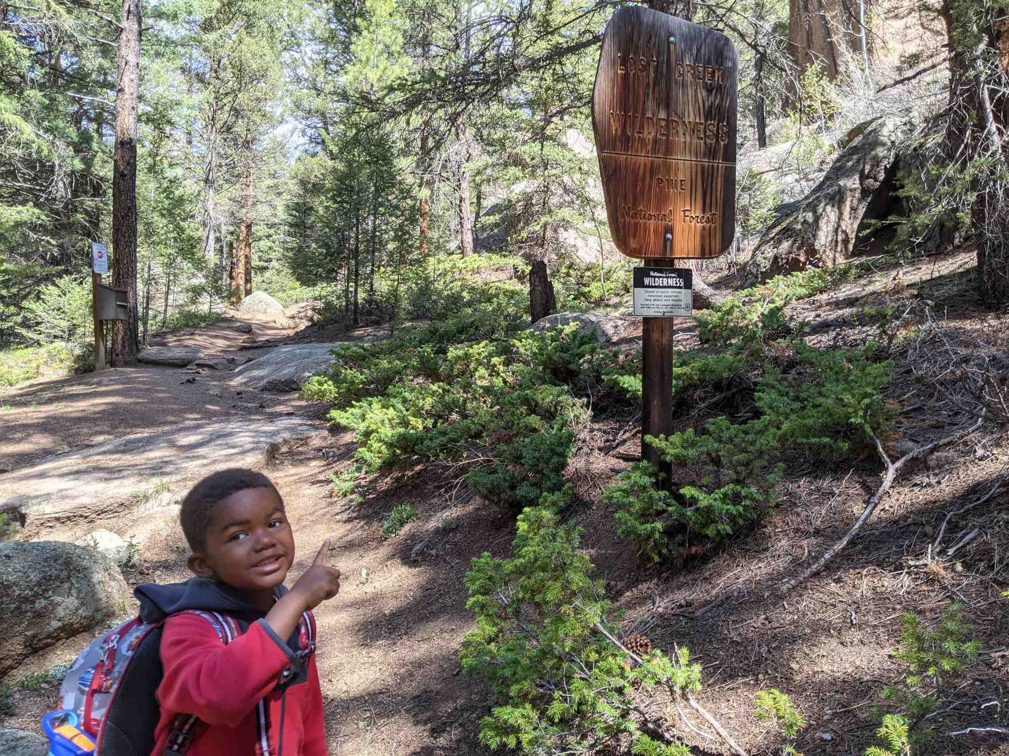 Kids' and Wife's First Backpacking Trip