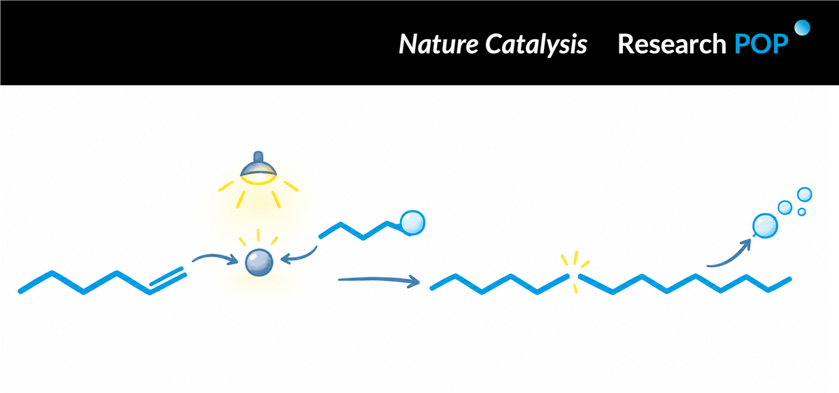Rice University team uses iron photocatalysis to unlock anti-Markovnikov alkene hydroalkylation