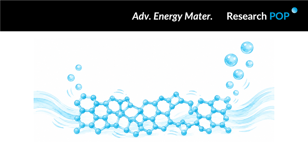 Adelaide University team programs disorder into a MOF for stable bifunctional water splitting
