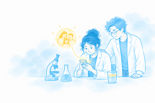 A natural disaster changed how one graduate student shared her life at work