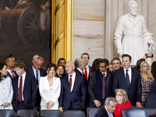 Tech oligarchs pay fealty to Trump: Jeff Bezos and Mark Zuckerberg (Jan. 16, 2025)