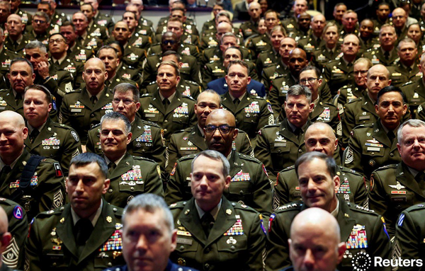 Trump threatens war on American citizens during military speech