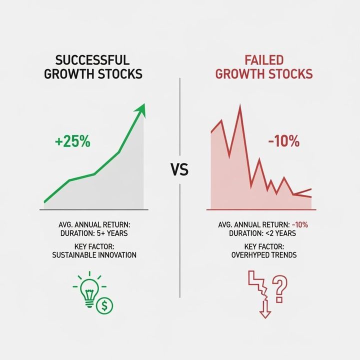 從成功與失敗案例學會成長股投資訣竅