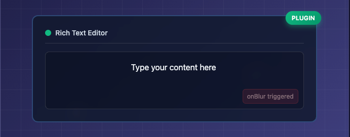 Add onBlurTextChangePlugin for Lexical Editor