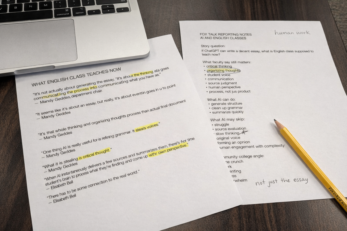 ChatGPT can write the essay. So what is English class for?