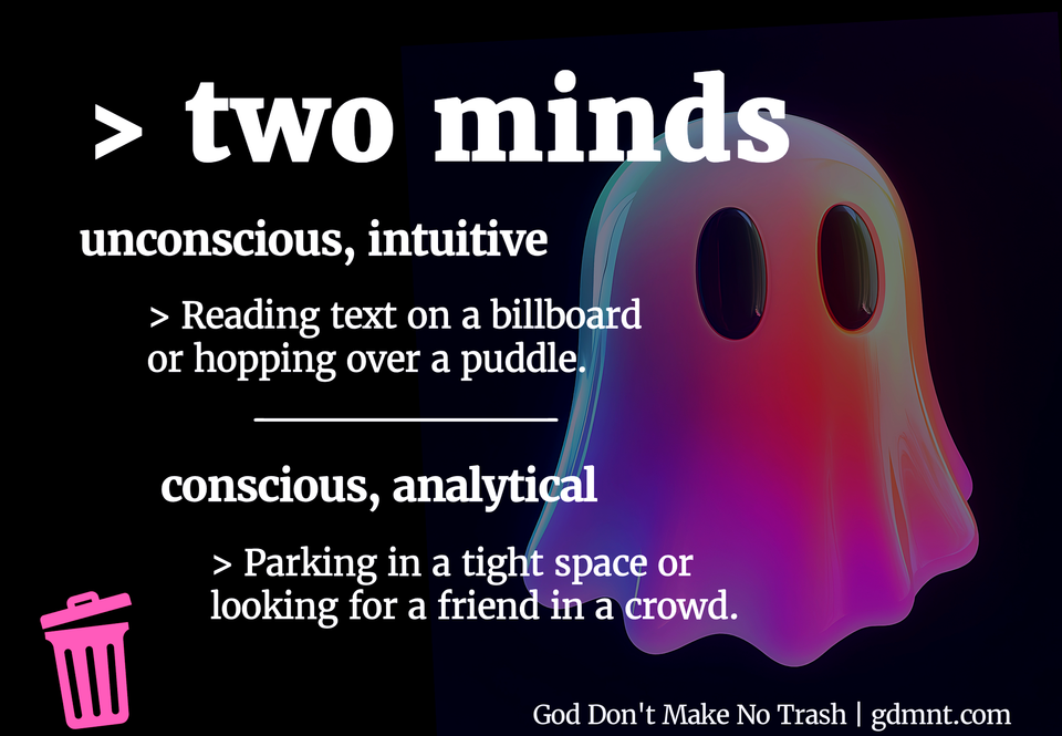 How we think 💡⚡