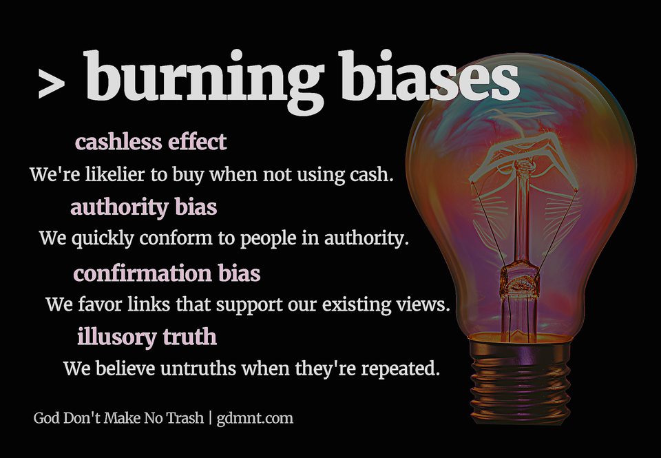 Biases are real 🍒