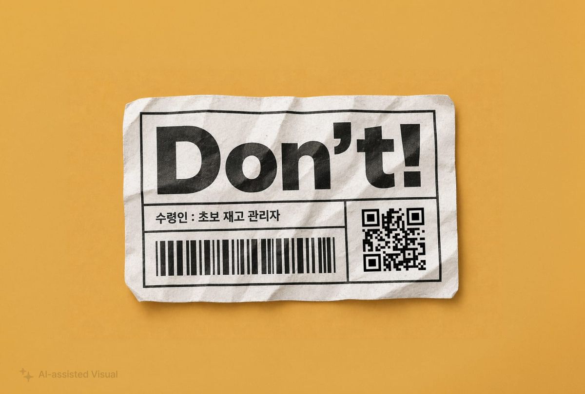 재고 관리 초보자가 버려야 할 나쁜 습관 4가지