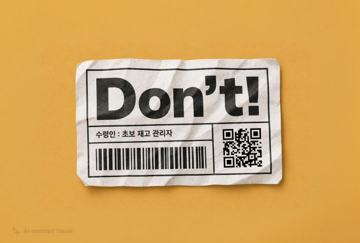 썸네일 이미지 : 재고 관리 초보자가 버려야 할 나쁜 습관 4가지