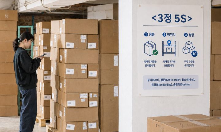 인사이트 썸네일 : 재고 관리가 잘 되는 사업장에서는 3정5S를 실천해요