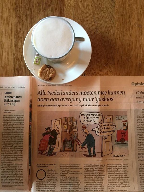 Betaalbaar én sociaal van het gas af