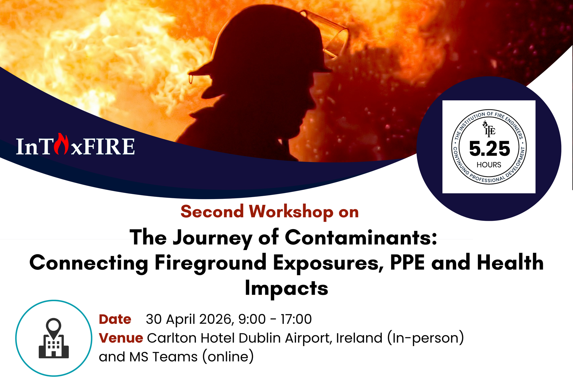 Second InToxFIRE Workshop - Registration for Online participation is open now