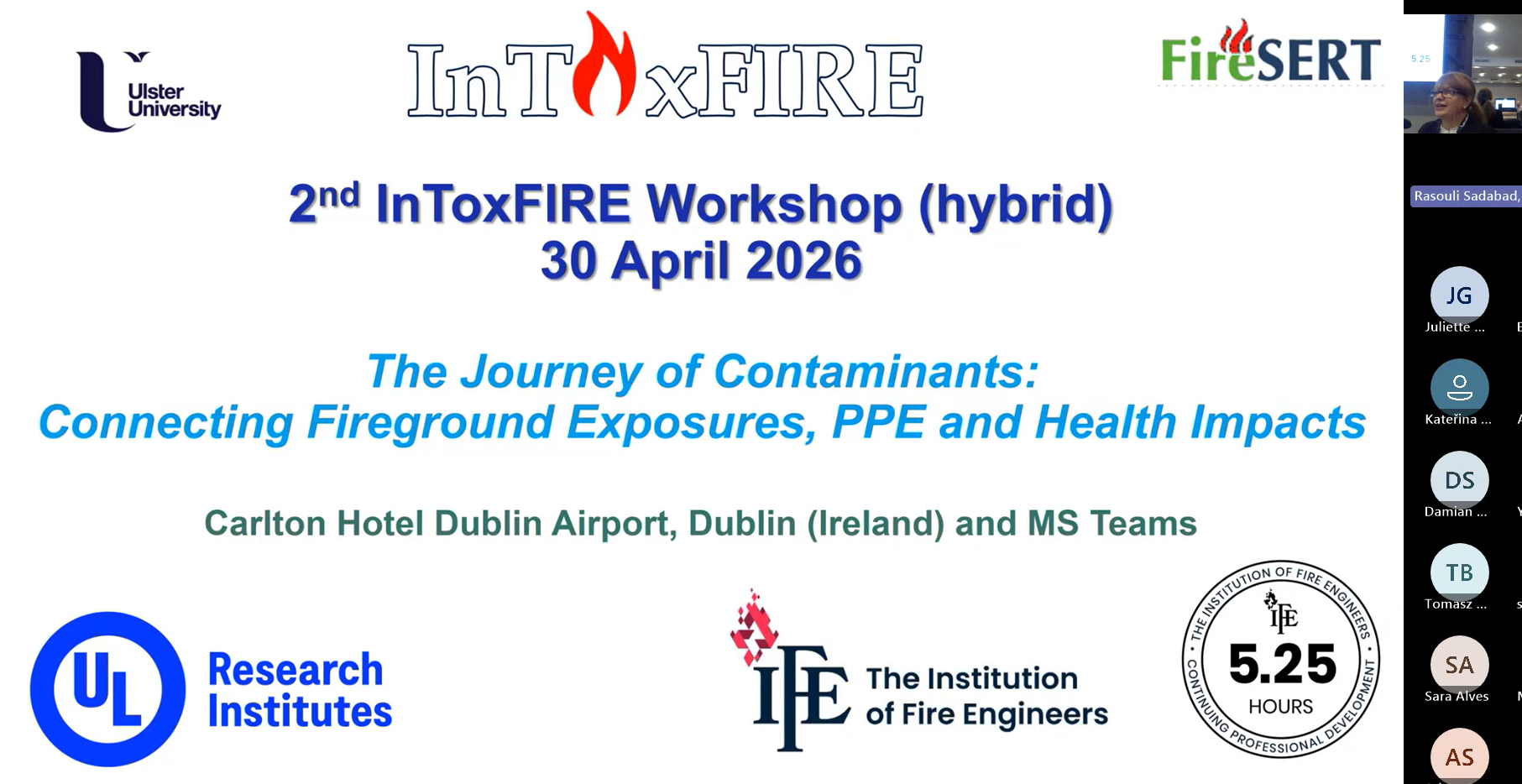 Highlights of InToxFIRE's Second Workshop
