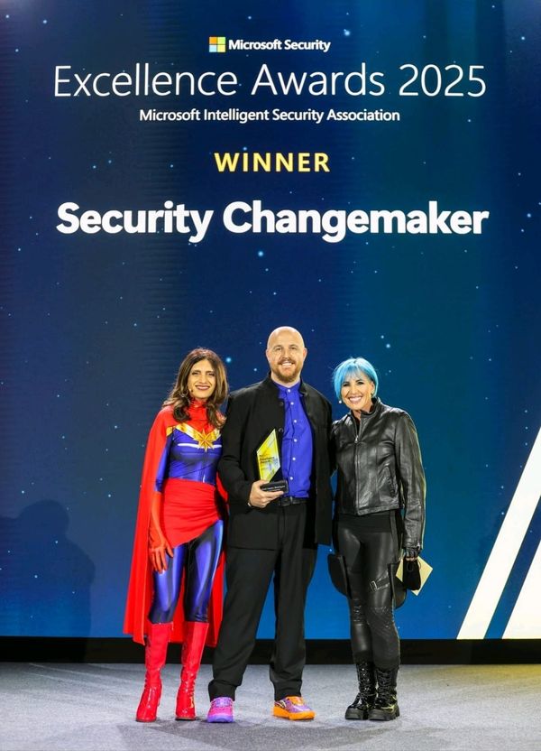 Awarded Microsoft Security Changemaker 2025 at RSA Red Carpet Awards