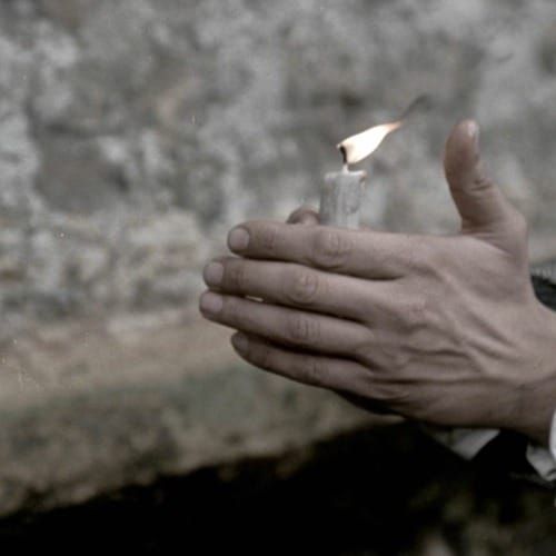 The glassy, burning floor of hell