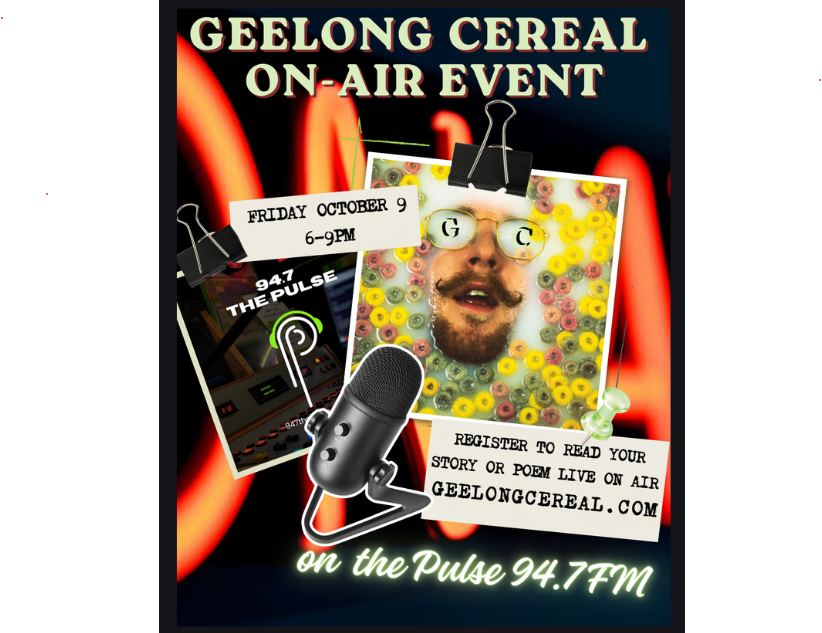 Geelong Cereal Live Event on the Pulse 94.7 FM- Register Now!