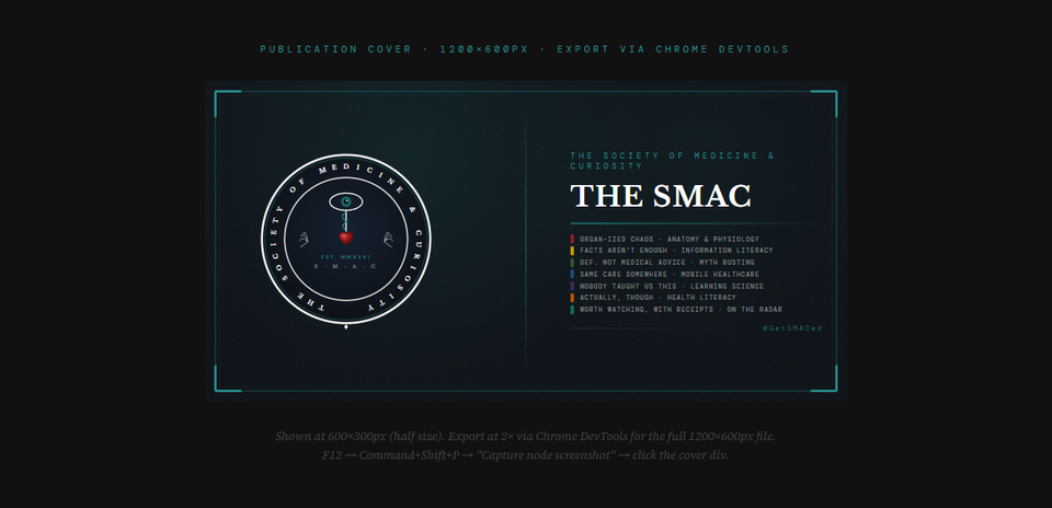 The Society of Medicine & Curiosity is open.