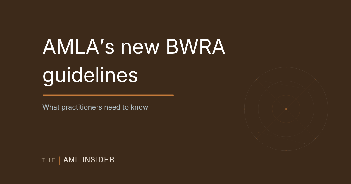 AMLA's BWRA Guidelines: What Practitioners Need to Know