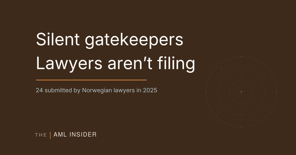 The Silent Gatekeepers: Why Nordic Lawyers Aren't Filing Suspicious Activity Reports