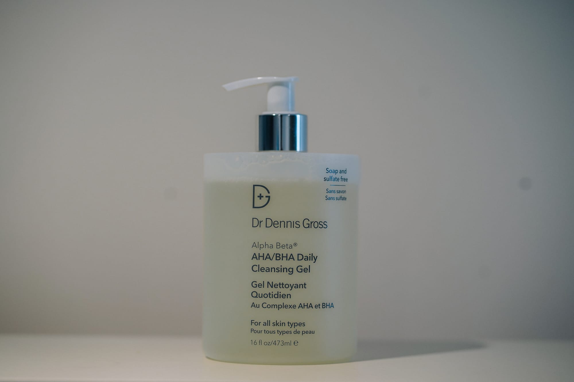 Dr Dennis Gross Skincare Alpha Beta AHA/BHA Daily Cleansing Gel 473ml (largest size)