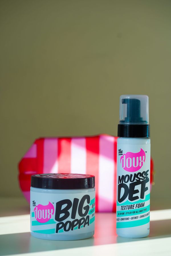 The Doux Big Poppa Gel & Mousse Def Review for 4C Hair