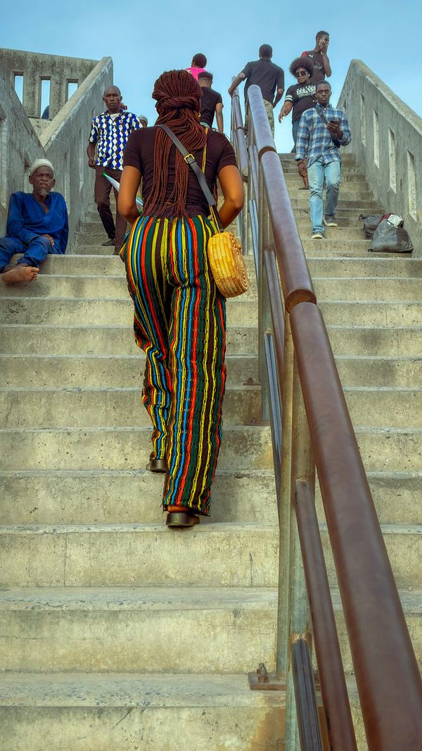 The Show stopper Aso Oke Baggy Pants by Isaleeko From Derin