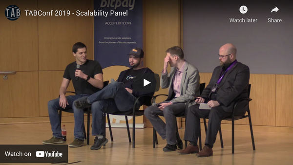Scaling Blockchains: Panel at TABConf 2019