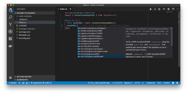 Just released: WebAssembly version of Secp256k1 (10x faster than Javascript)