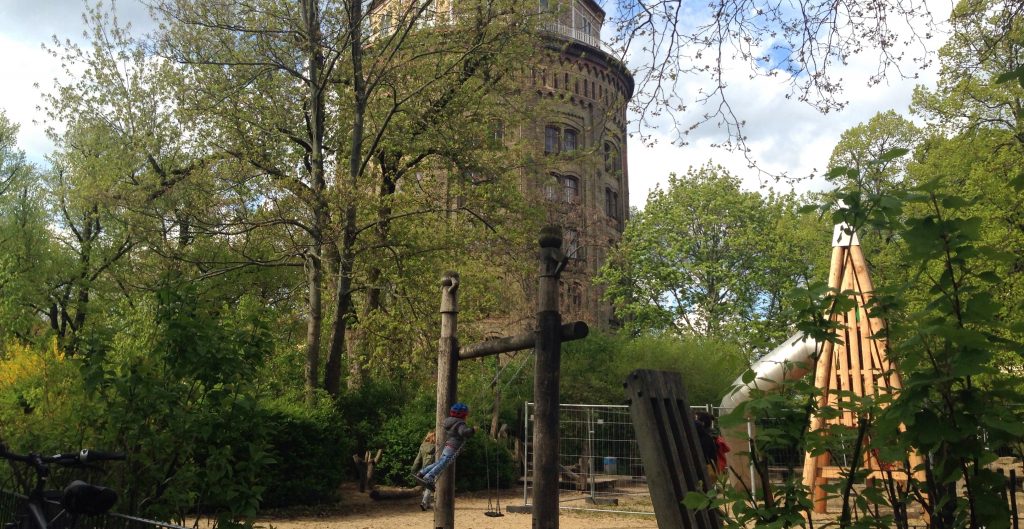 Wasserturm-Spielplatz Sperrung