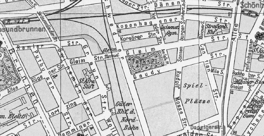 Plan Rudolf Mosse Straße
