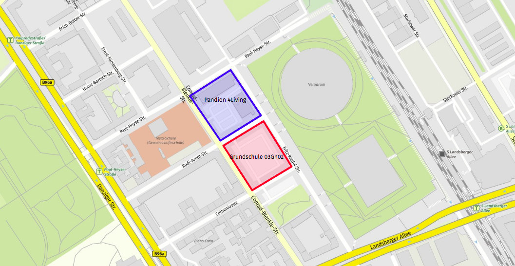 Karte Neubau Conrad-Blenkle-Straße
