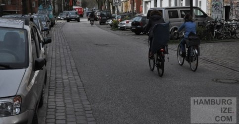 In Hamburg gibt es bereits Velorouten (Foto: hamburgize.com)