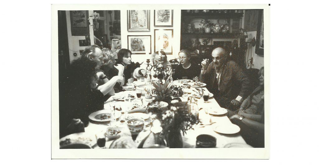 Tafel in Ekkehard Maaß' Wohnküche