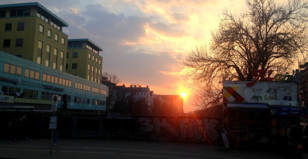 Sonnenuntergang Prenzlauer Berg