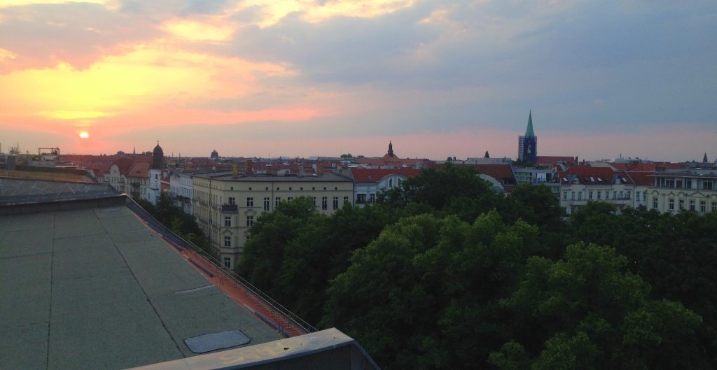 Prenzlauer Berg Sonnenuntergang